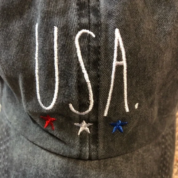 🆕 Rae Dunn USA Baseball Hat Black - Picture 2 of 10